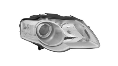 Far VW Passat Sedan+Combi (B6) 01.2005-07.2010 TYC partea Dreapta, tip bec H7+H7