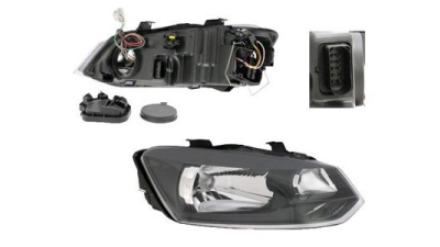 Far VW Polo (6R) 08.2009-04.2014 VALEO partea Dreapta, tip bec H4