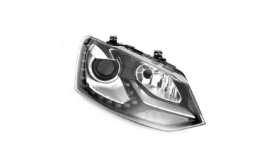 Far VW Polo (6R) 08.2009-04.2014 VALEO partea Dreapta tip bec D3S+H7 XENON