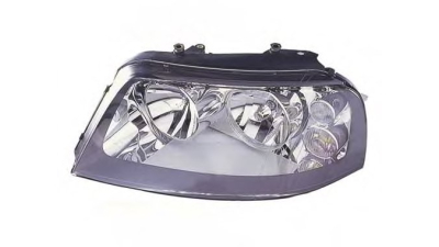 Far VW Sharan (7M) 04.2000-04.2010 Seat Alhambra (7V8/7V9) 02.2001-06.2010 AL Automotive lighting partea Stanga, tip bec H1+H7, culoare rama argintie
