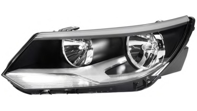 Far VW TIGUAN (5N2) 04.2011- HELLA partea Stanga daytime running light tip bec H7+H15