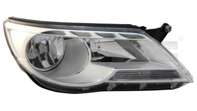 Far VW TIGUAN (5N) 09.2007-04.2011 DEPO partea Dreapta, tip bec H7+H7