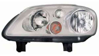 Far VW Touran 02.2003-05.2005, Caddy 3/LIFE (2K) 03.2004-05.2005 DEPO partea Stanga, tip bec H7+H7