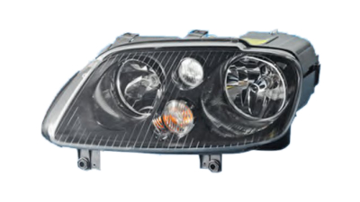 Far VW Touran 05.2004-12.2006 Caddy 3/LIFE (2K) 03.2004-06.2010 AL Automotive lighting partea Stanga, tip bec H7+H7, culoare negru