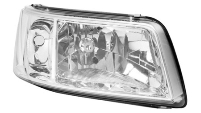 Far VW T5 Transporter 04.2003-10.2009 TYC partea Dreapta, tip bec H4, cu prinderi panou frontal