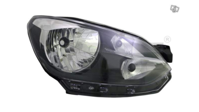 Far VW UP! (VW120) 04.2012- DEPO partea Dreapta, tip bec H4, cu lumini de zi, culoare rama negru