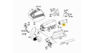 Filtru Aer Mercedes C (Cl203), C T-Model (S203), C (W203), Clc (Cl203), Clk (C209) 2.1d/2.2d 05.00-06.11