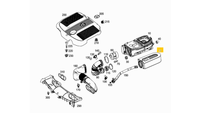 Filtru Aer Mercedes C (C204), C T-Model (S204), C (W204), Cls (C218), E (A207), E (C207), E T-Model (S212), E (W212), Glk (X204) 2.2d/2.2dh 08.08-