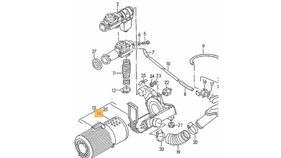 Filtru Aer Vw Transporter Iv 1.8-2.5 07.90-06.03