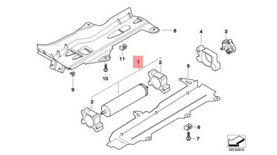Filtru Combustibil BMW 3 (E46) 2.0D/3.0D 09.01-12.07,  13327794549