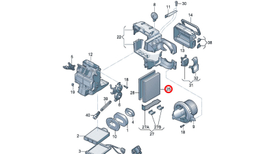 Filtru Habitablu Vw 6R0820367