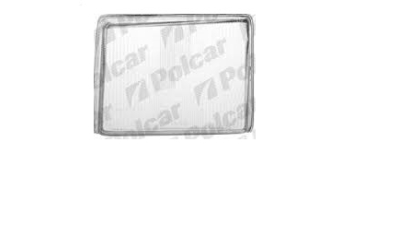 Dispersor sticla far Fiat Fiorino 11.1987-12.1990, Fiat Duna 11.1987-12.1990/UNO (146 A/E) 08.1983-08.1989 , bec H4, BestAutoVest partea Stanga