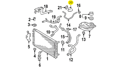 Furtun Apa Vw 038121101