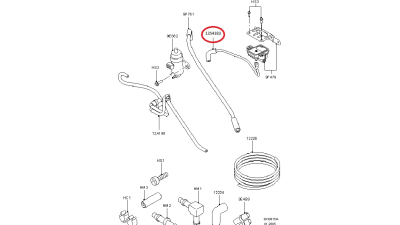 Furtun Vacuum Ford 1354383