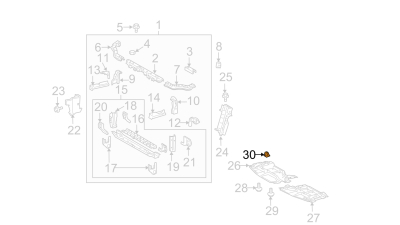 Garnitura Inelara Radiator Toyota 9018906208
