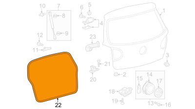 Garnitura Vw 1K6827705B9B9