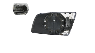 Geam oglinda Bmw Seria 5 (E60/E61) 09.2005-07.2010, Seria 6 (E63/E64), 01.2004-07.2010 partea dreapta original, Sticla, cu functie antiorbire, electromagnetica Asferica Cu