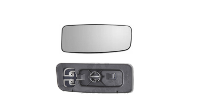 Geam oglinda exterioara cu suport fixare Mercedes Sprinter 209-524, 2009-2018, Sprinter W910, 2018-, Vw Crafter (2e), 2009-04.2017, Dreapta, incalzita; panoramica; inferior; pentru oglinzi OE, View Max