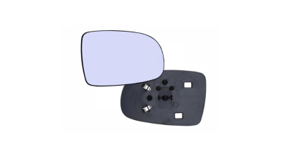 Geam oglinda Opel Corsa C 2000-2010 Tigra 2004-2009 dreapta convexa fara incalzire sticla crom