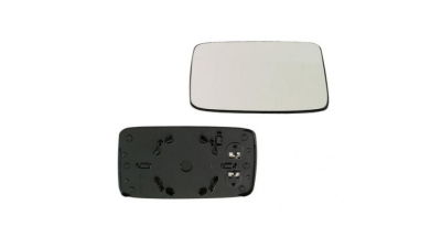 Geam oglinda Seat Ibiza/Cordoba (6K) 5.1993-08.1999 + Cordoba Vario 01.1998-, VW Golf 3 (1H) 08.1991-04.1999, Golf 4 Cabriolet (1Exo) 04.1998-10.2003 , Vento (1H2/1H5/1Hm) 01.1992-10.1998 Partea Dreapta Crom Convex Fara Incalzire