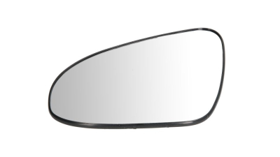 Geam oglinda Toyota Yaris (XP130), 03.2011-05.2017, Toyota Yaris, 05.2017-, partea Stanga, culoare sticla crom, sticla convexa, cu incalzire, 87909-0D590