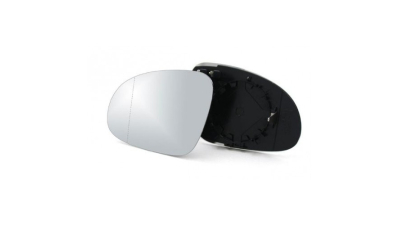 Geam oglinda VW Passat B5/B6 2003-2010, Golf 5 Jetta Sharan 2004-2010, Eos, Golf 5 Plus , Skoda Superb 2006-2008,   partea stanga Incalzita , asferica, crom