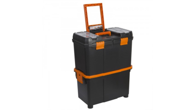 Geanta din plastic, din mai multe parti, tractabila 18 - 460x260x625mm, Se poate demonta in 2 parti distincte