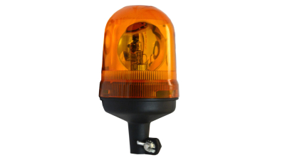 Girofar auto BestAutoVest 12V/24V orange cu bec H1, cu suport tubular, 235/125mm 