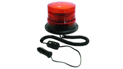 Girofar auto Carpoint 12V 500W orange cu bec Xenon , fixare magnetica si suruburi 14x15,5/20cm