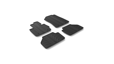 Set covorase auto din cauciuc BMW X3 (F25) 2010-10.2017, Negru, Gledring, 4 buc.