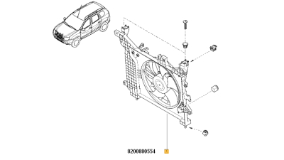 Ventilator Gmv Racire (Fara Ac) Euro 4 Dacia Duster 2010-2018 4x2 ( Motorizare 1.5dci/1.6)