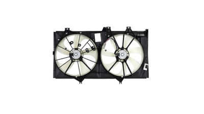 GMV radiator electroventilator Toyota Camry (XV50), 2011-2017, motor 2.4 h, benzina/electric, cutie CVT, cu AC, 360/360; (2 +2) pini, 