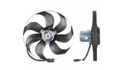 GMV radiator Electroventilator Audi A3 1996-2003; TT Skoda Octavia 1996-2010; Fabia 1999-2007; Seat Toledo 1999-2005; Leon 1999-2005; Vw Bora Golf 4 1J0959455F; 250/6W ; 345mm; cu 3 pini ; 