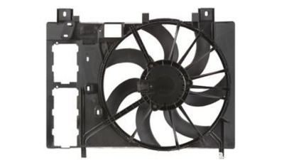 GMV radiator electroventilator Citroen C5, 2008-, Peugeot 508, 2010-, Motorizare 1, 6; 1, 6 Thp; 1, 6 E-Hdi; 2, 0 Hdi Diesel/Benzina, tip climatizare, cu 2 pini, VALEO