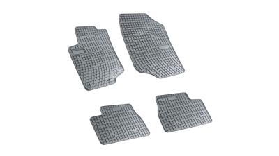 Set covorase auto din cauciuc Peugeot 207 2006-2012 culoare Gri, presuri BestAutoVest, 4 buc.