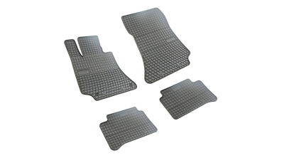 Set covorase auto din cauciuc Mercedes Clasa E W212 2009-2016 CLS C218 2010-2018 Clasa C W204 2007-2014 culoare Gri, presuri BestAutoVest, 4 buc.