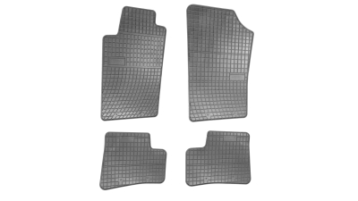 Set covorase auto din cauciuc Peugeot 206 1998-2009 culoare Gri, presuri BestAutoVest, 4 buc.