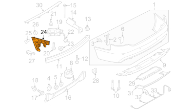 Gridaj Bara Vw 4F5807454