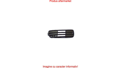 Grila bara fata Audi 80 (B4), 9.1991-12.1996, Dreapta, 8A0807346C01C, 1308272R negru