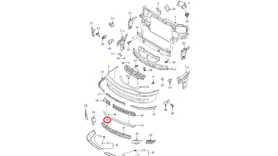 Grila Bara Fata Dreapta Neagra Ford 1108683