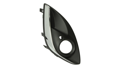 Grila bara fata Opel Corsa D, 01.2011-12.2014, Dreapta, 1400867, 55B1274J cu locas pentru proiectoare,insertie crom