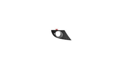 Grila bara fata Seat Leon (1P1), 06.2005-08.2009, Dreapta, 1P0853666A, 672627-6 cu locas pentru proiectoare