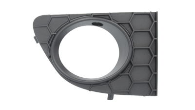 Grila bara fata Fiat Punto (199), 02.2012-, Dreapta inferior, 735507106, 30362720 cu locas pentru proiectoare, inferior