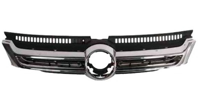 Grila radiator VW Golf 5 Plus (5M), 01.2005-01.2009, crom/negru, 951505-1