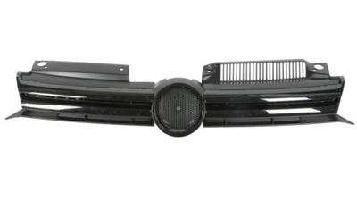 Grila radiator VW Golf 6 (5K), 10.2008-2013, negru, 5K0853651ANQWA, 951805-6, partial inchis