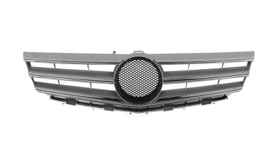 Grila radiator Mercedes Clasa A (W169), 05.2008-06.2012, crom/gri, 1698801683, 502105-2 Model ELEGANCE