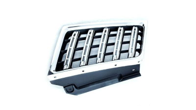 Grila radiator Mitsubishi L200/Triton, 04.2010-2015, stanga, crom/gri, 7450A569, 528405-1