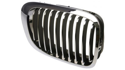 Grila radiator Bmw Seria 3 (E46/5), COUPE/CABRIO, 05.99-03.03, dreapta, crom/negru, 51138208684, 20080518