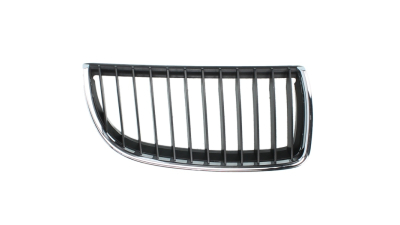 Grila radiator Bmw Seria 3 E90/E91 Model 316-320, Sedan 2004-/Touring, 11.2004-08.2008, dreapta, crom/negru, 51137120008, 204005-2