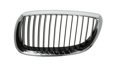 Grila radiator Bmw Seria 3 (E92/93) Coupe/Cabrio, 09.2006-03.2010, dreapta, crom/crom/negru, 51137157278, 204105-4